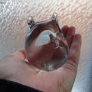Vintage Glass Owl